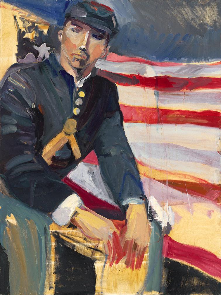 Civil War Soldier. Oil on canvas, 40x30in - 101x76cm. Fig. 015